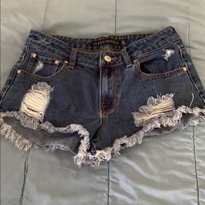 Jean shorts